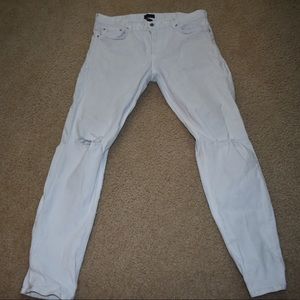 H&M White ripped jeans